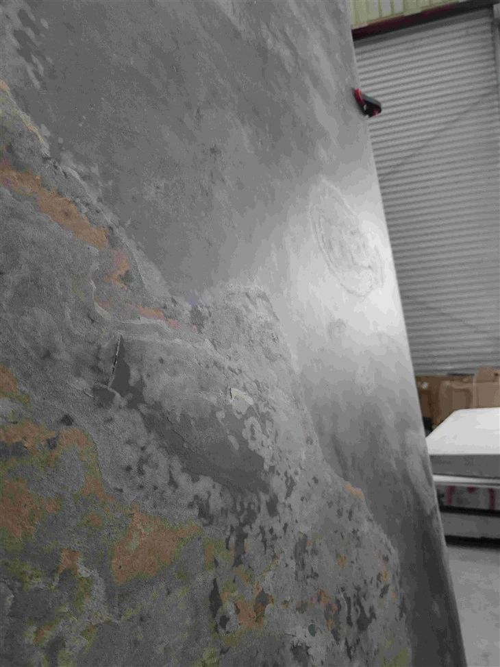 Natural slate veneer for walls