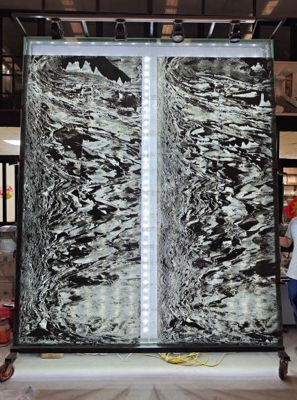 Natural Ultra-Thin Translucent Stone Veneer Bendable Panels factory